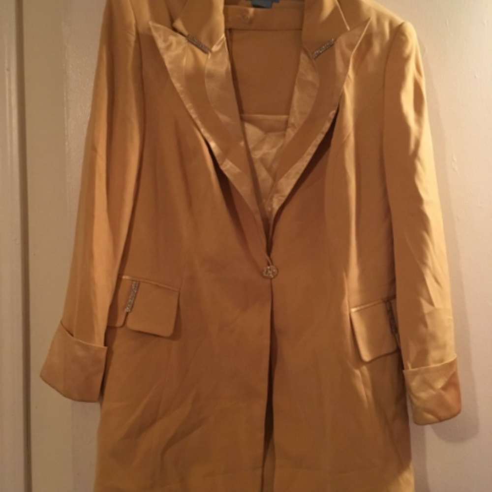 New Gold / Rhinestone Suit